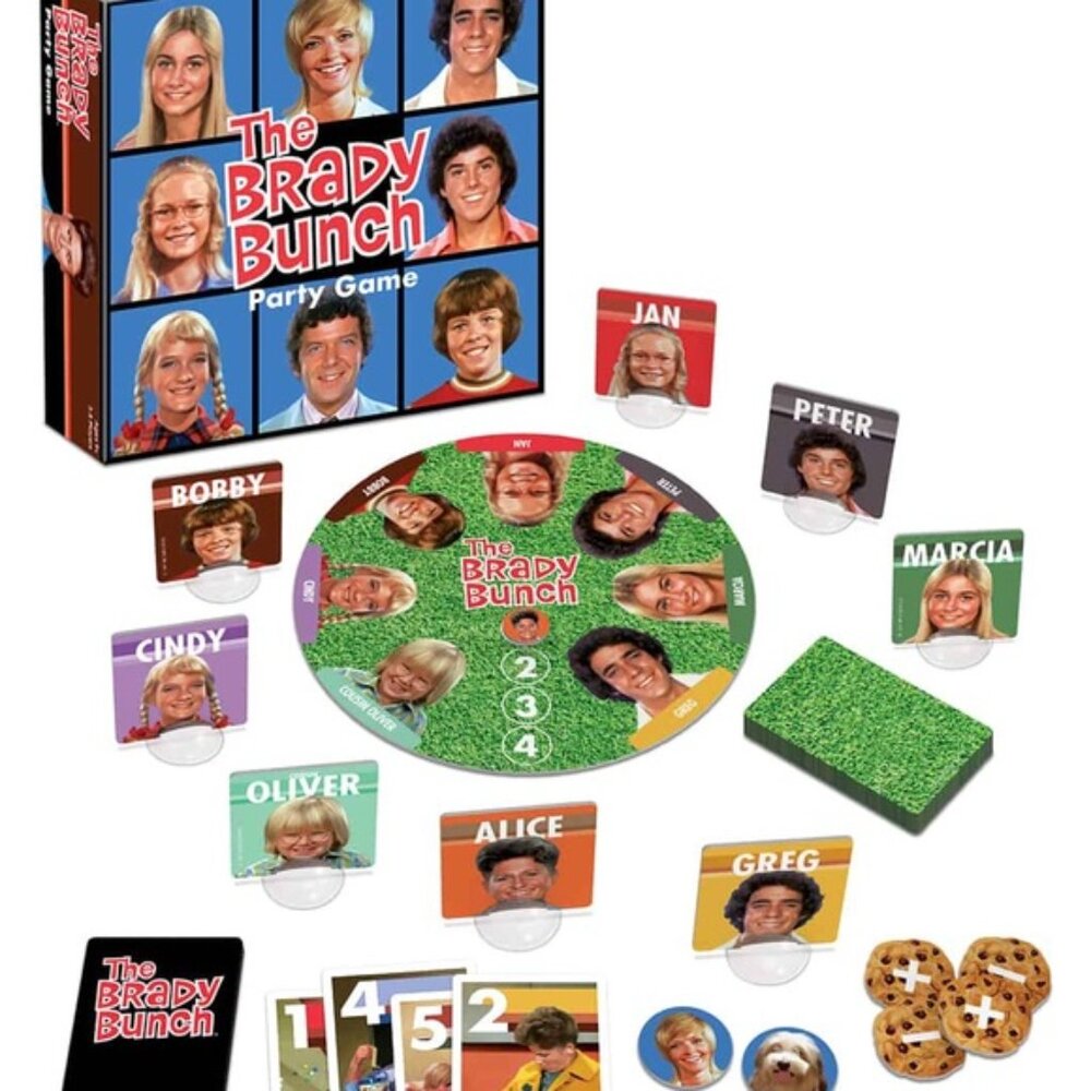 NEW The Brady Bunch Party Game 3D Box Prospero Hall Nostalgic Toy